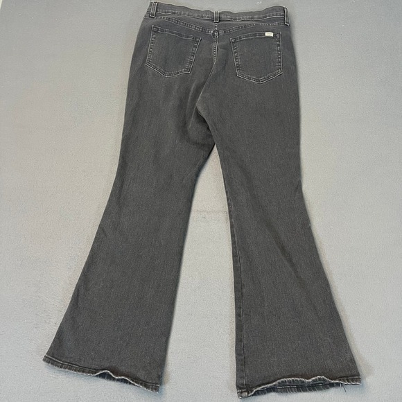 Signature by Levi Strauss Heritage High Rise Flare Jeans Black Size 12 W31 A6175 - Picture 9 of 11
